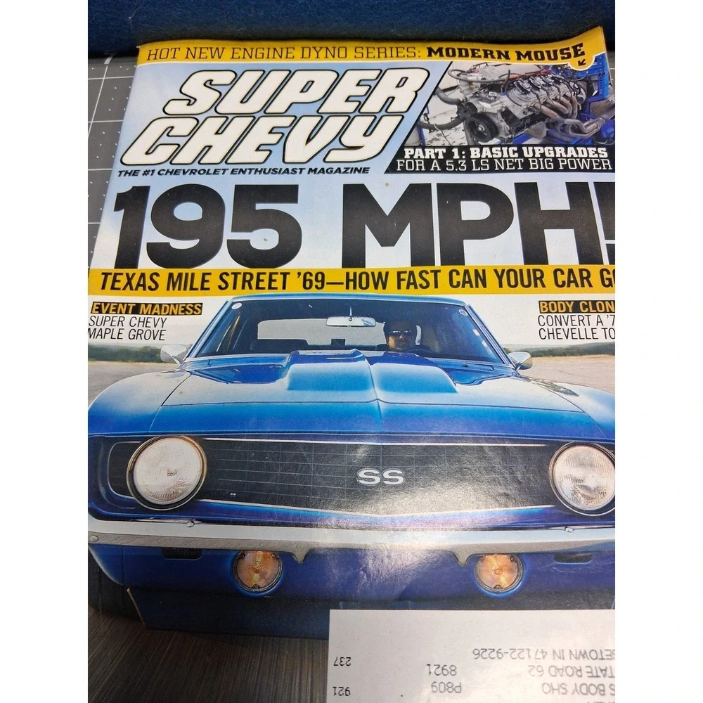 Super Chevy Magazine Lot 2011 April November Camaro Nova SS Chevelle Tech